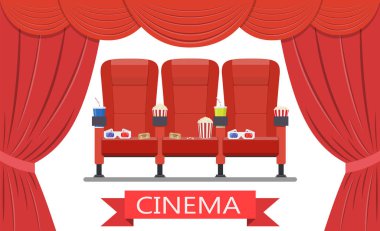 İçecekler ve patlamış mısır, gözlük film için