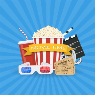 film poster şablonu.