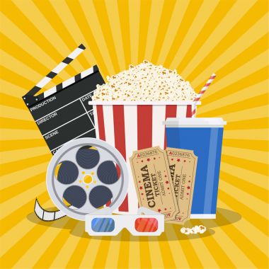 film poster şablonu.