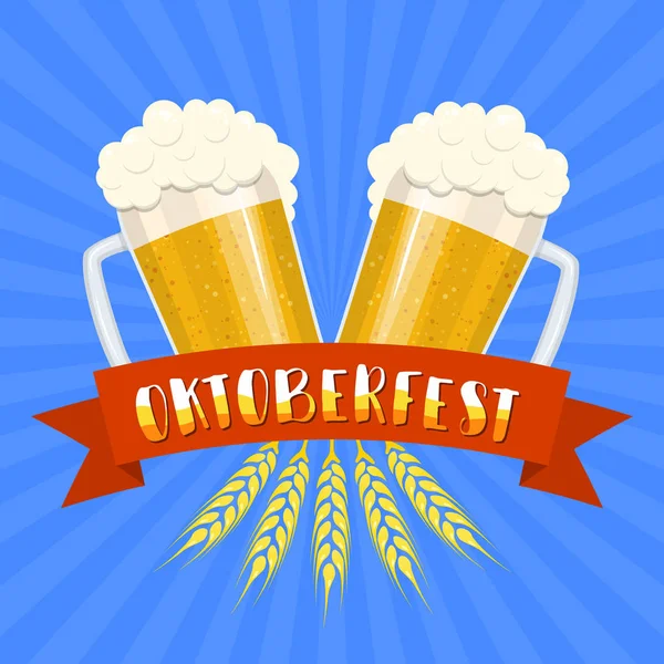 Oktoberfest beer festival — Stock Vector
