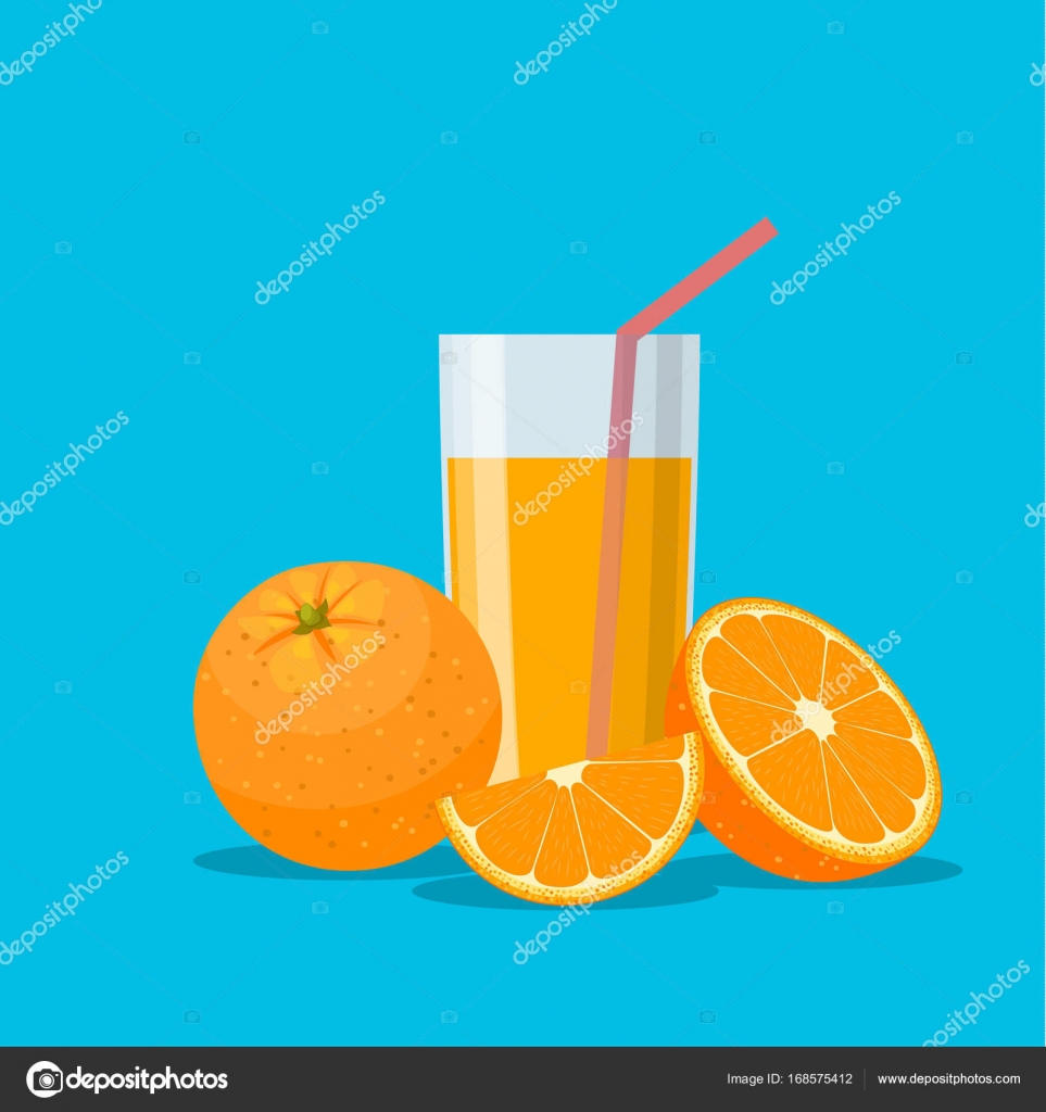 Orange juice in glass jug as organic squeezed Vector Image