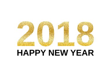 Mutlu yeni yıl 2018 afiş