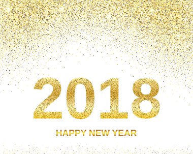 Mutlu yeni yıl 2018 afiş