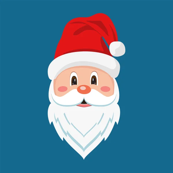 Santa Claus icon. — Stock Vector