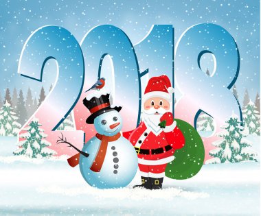 Noel Kış Manzarası