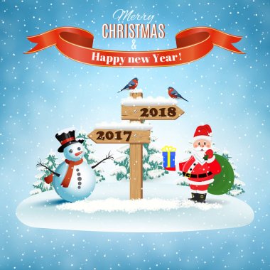 Noel Baba ve Kardan Adam