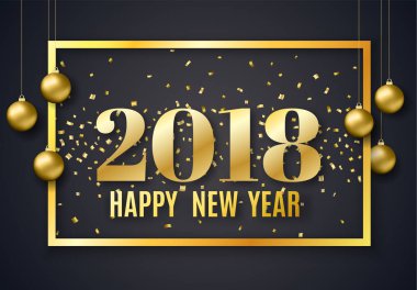 2018 yeni yıl arka plan