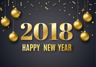 2018 yeni yıl arka plan