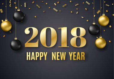 2018 yeni yıl arka plan