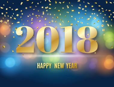 2018 yeni yıl arka plan