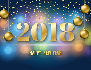 2018 yeni yıl arka plan