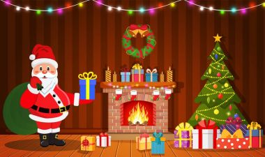 Noel Baba Noel oda iç