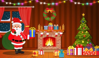Noel Baba Noel oda iç