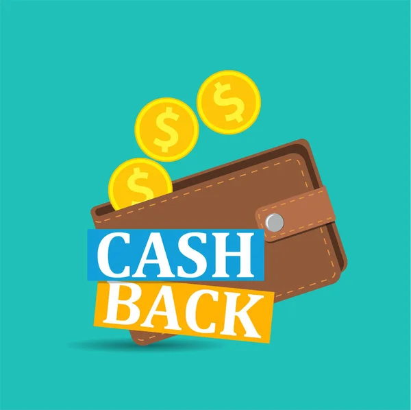 Cash back-pictogram — Stockvector