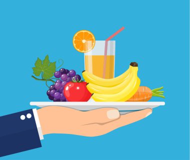 sağlıklı gıda konsepti.