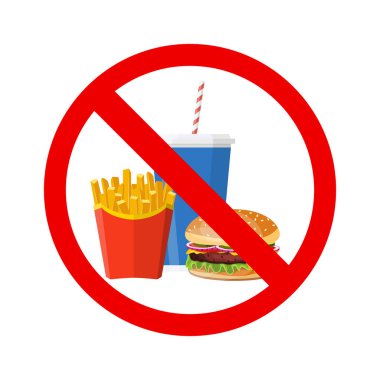 Hiç hamburger, patates kızartması