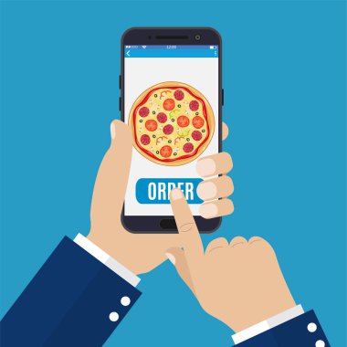 Online semti için pizza.