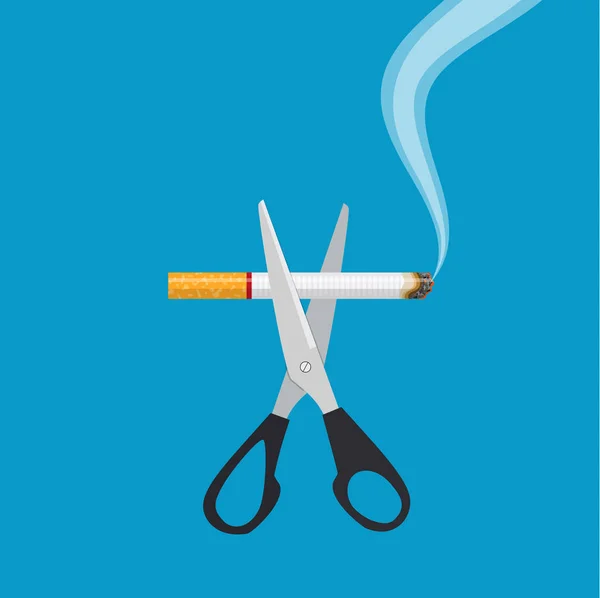 Tobacco abuse concept. — Stock Vector