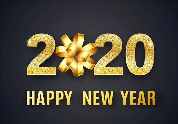 2020 boldog új évet háttér — Stock Vector
