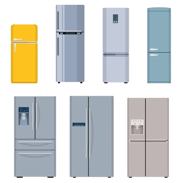 Ρύθμιση ψυγείων δίπλα-δίπλα, — Διανυσματικό Αρχείο