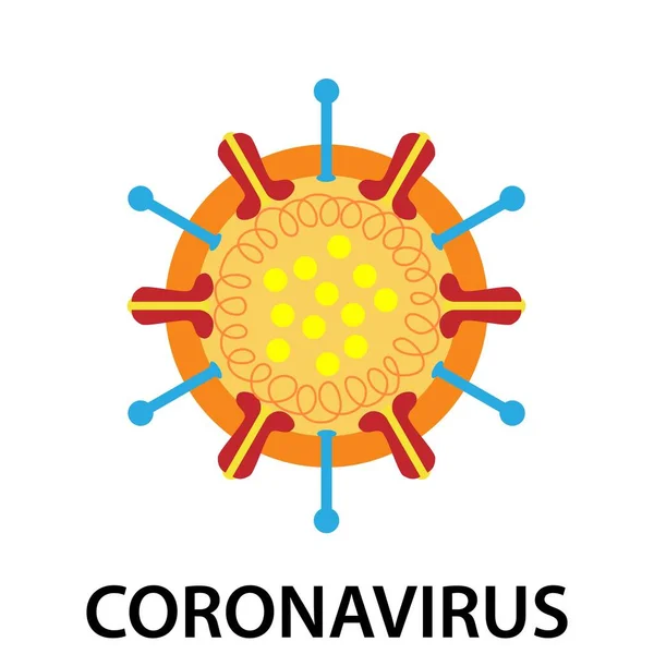 Coronavirus-Symbol, 2019-ncov — Stockvektor