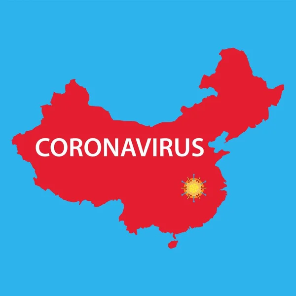 Coronavirus-Symbol, 2019-ncov — Stockvektor