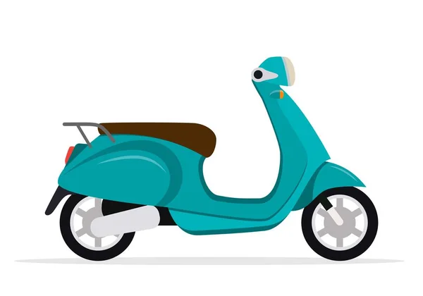 Vintage scooter. Personal transport — Stock Vector