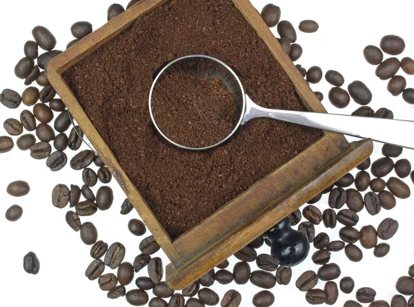 Coffee on white background — Stock Photo, Image