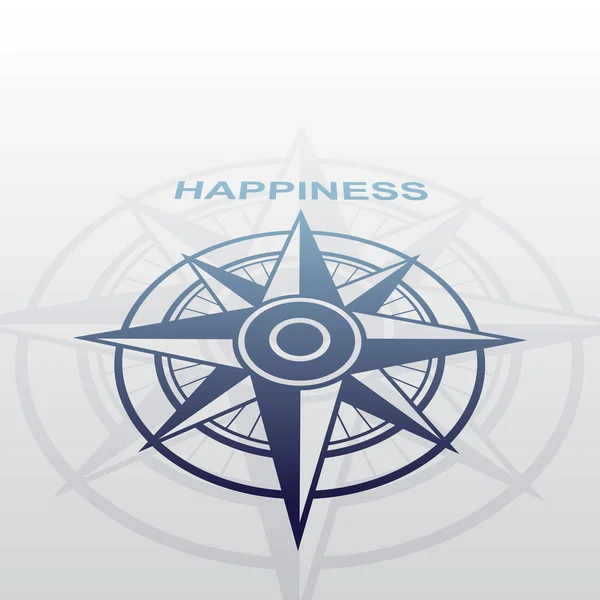幸福の風配図 — ストックベクタ
