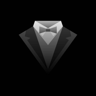 Takım elbise siluet arka plan