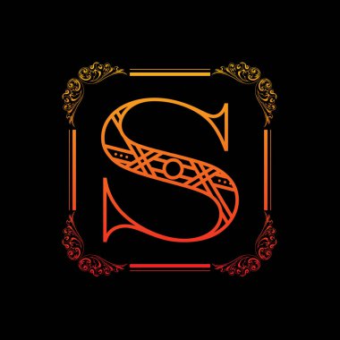 S harfi ile süsleme