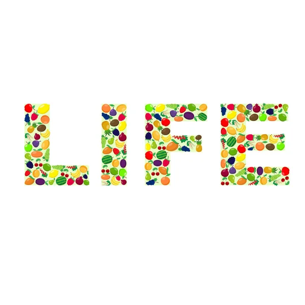 Ζωή με φρούτα — Διανυσματικό Αρχείο