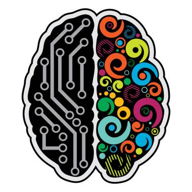 insan beyninin arka plan