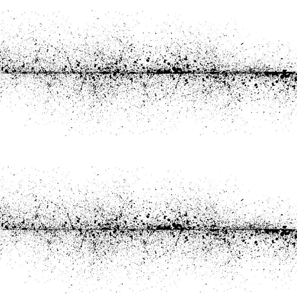 Abstracte zwarte inkt vlekken achtergrond — Stockvector