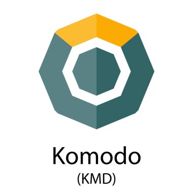 Komodo cryptocurrency sembolü