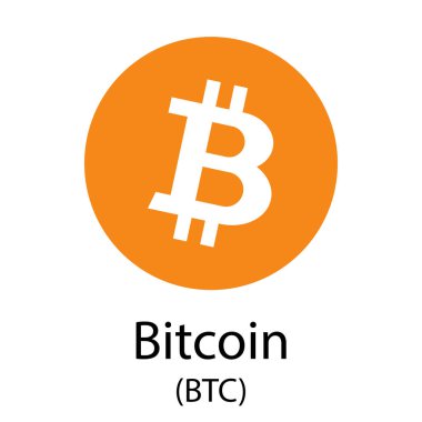 Bitcoin cryptocurrency sembolü