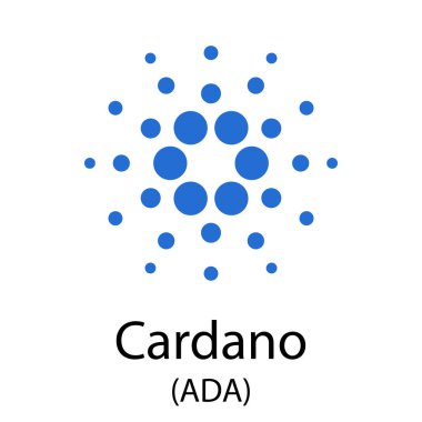 Cardano cryptocurrency symbol