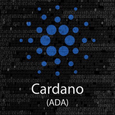 Cardano cryptocurrency arka plan