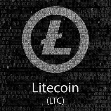 Litecoin cryptocurrency arka plan