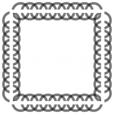 Kare lastik parça çerçeve