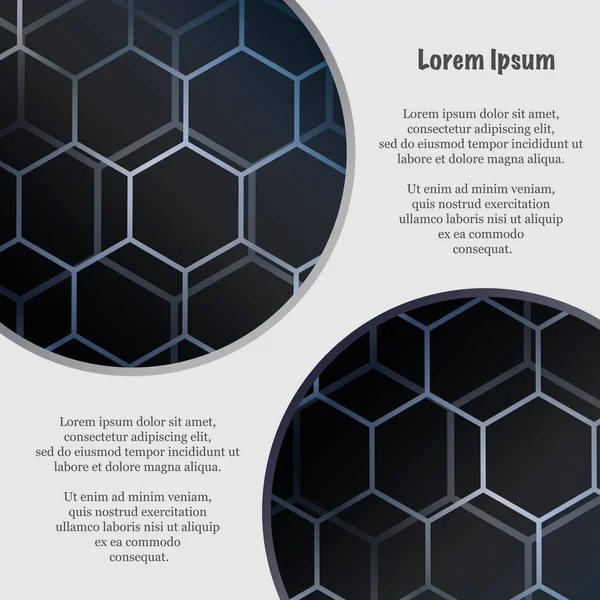 Abstrakta hexagon tapeter — Stock vektor