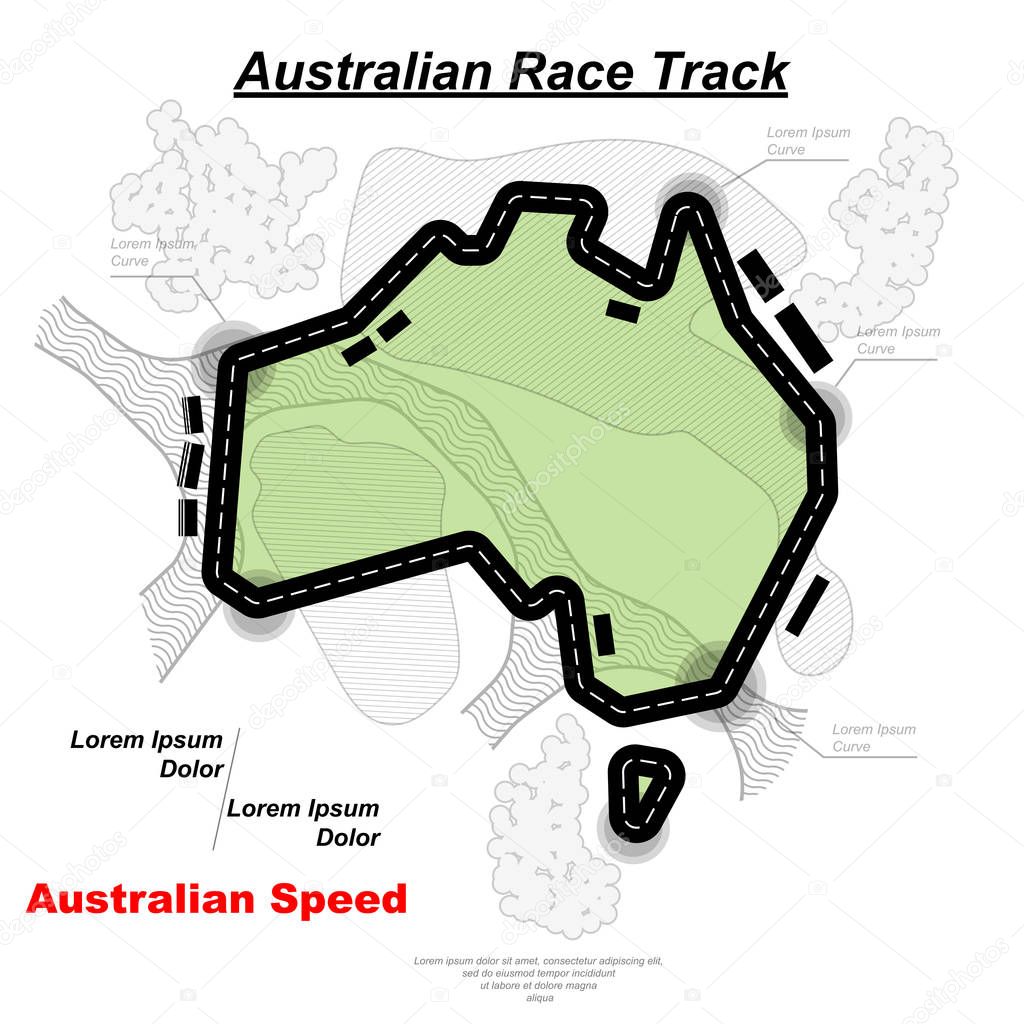 Australian track road