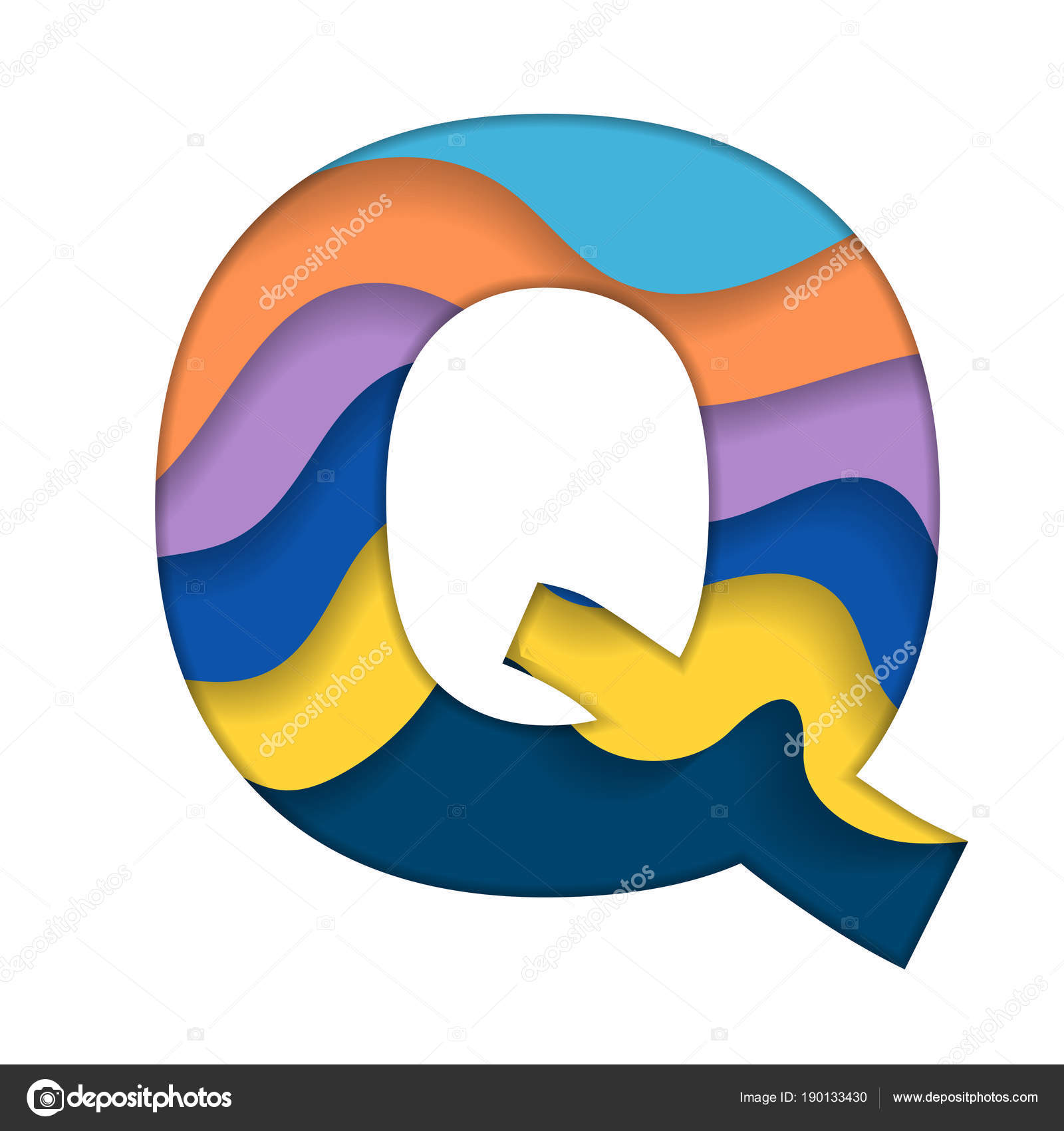 Carta De Colores Q Vector De Stock Longquattro 190133430