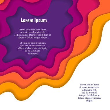 Kağıt kesiği soyut arkaplan