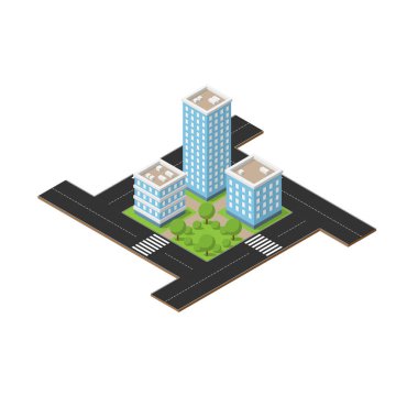 İzometrik Şehir Meydanı