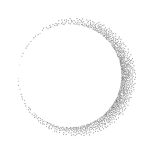 Marco de círculo punteado — Archivo Imágenes Vectoriales