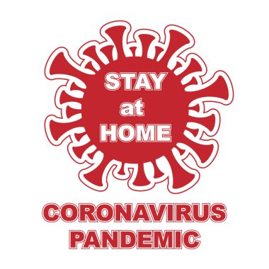 Kırmızı virüs arkaplanı