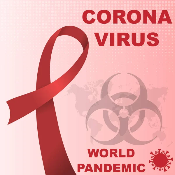 Información sobre la pandemia del Coronavirus — Vector de stock