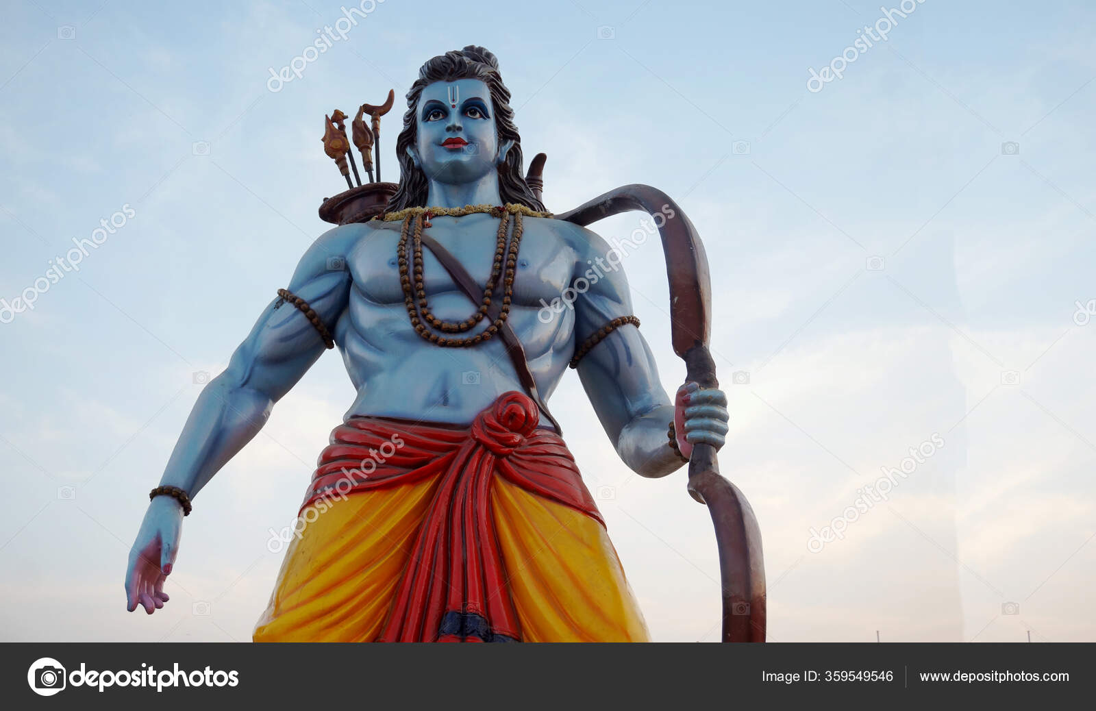 View Hindu God Rama Idol Bow Arrows Temple Stock Photo by ©reddees ...