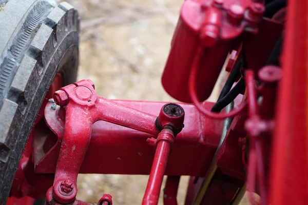 Nahaufnahme Eines Landwirtschaftlichen Traktors — Stockfoto